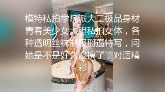 模特私拍学院派大二极品身材青春美少女大胆私拍女体，各种透明丝袜制服掰逼特写，问她是不是好久没搞了，对话精彩