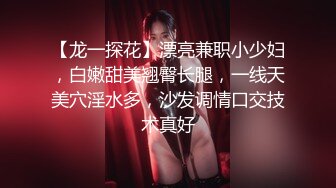 【龙一探花】漂亮兼职小少妇，白嫩甜美翘臀长腿，一线天美穴淫水多，沙发调情口交技术真好