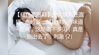 【红色高跟鞋】来大姨妈还直播~血超多，都是姨妈的味道~超爽，这场面不多见，真是豁出去了，刺激 (2)