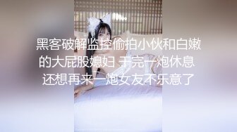 黑客破解监控偷拍小伙和白嫩的大屁股媳妇 干完一炮休息 还想再来一炮女友不乐意了