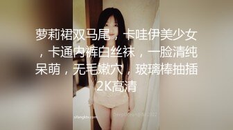 萝莉裙双马尾，卡哇伊美少女，卡通内裤白丝袜，一脸清纯呆萌，无毛嫩穴，玻璃棒抽插2K高清